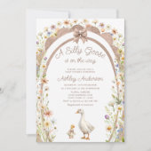 Eine Alberne Gänsedusche Einladung (Vorderseite)