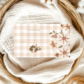 Eine Alberne Gänsedusche für das Baby Begleitkarte