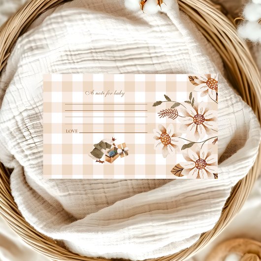 Eine Alberne Gänsedusche für das Baby Begleitkarte