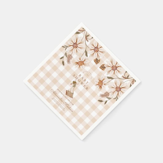 Eine Alberne Gänsedusche Serviette (Ecke)