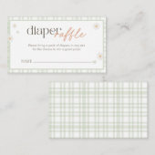 Eine Alberne Gänseduschenspulerkarte Begleitkarte (Vorne/Hinten)