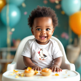 Eine Alberne Gänseeigenschaft Baby Strampler