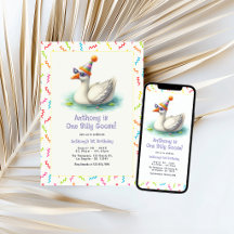 Eine Alberne Gänsefeier zum ersten Geburtstag