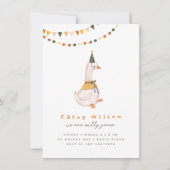 Eine Alberne GänseGeburtstagsparty Einladung (Vorderseite)