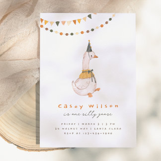 Eine Alberne GänseGeburtstagsparty Einladung