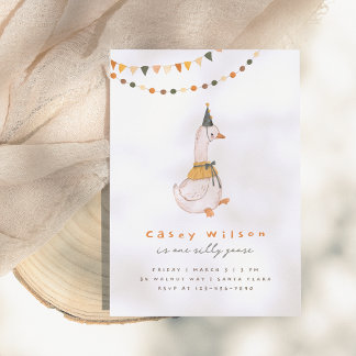 Eine Alberne GänseGeburtstagsparty Einladung