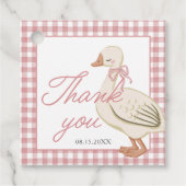 Eine Alberne Gänsehaut Rosa Cotattacore Geschenkanhänger (Vorderseite)