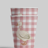 Eine Alberne Gänsehaut Rosa Cotattacore Pappbecher