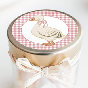 Eine Alberne Gänsehaut Rosa Cotattacore Runder Aufkleber