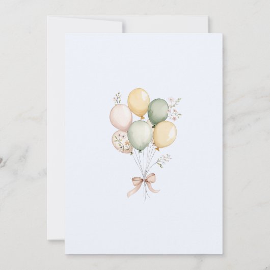 Eine alberne Gänsejunge Foto monatliche Bannerkart Einladung (Rückseite)