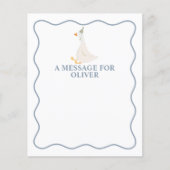 Eine Alberne Gänsekapsel zum ersten Geburtstag (Vorderseite)