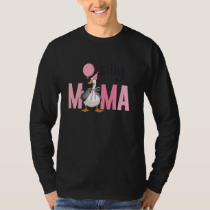 Eine Alberne Gänsemama 1. Geburtstagsfamilie Mat T-Shirt