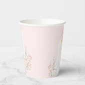 Eine Alberne Gänsepink-Girls 1. Geburtstag Pappbecher (Links)