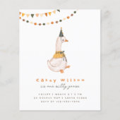 Eine Alberne Gänseudget Erste Geburtstagspartei (Vorderseite)