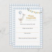 Eine Alberne Gänsezeitkapsel-Message-Karte Einladung (Vorne/Hinten)