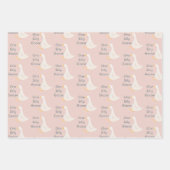 Eine Alberne Goose Pink Girl's Birthday Party Geschenkpapier Set (Vorderseite 2)