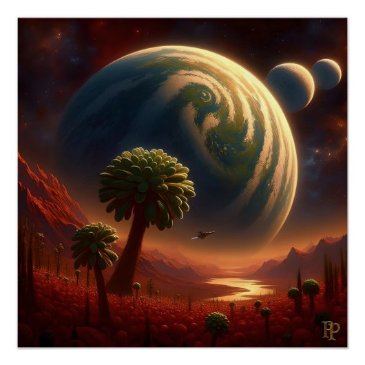 Eine Alien Welt Poster (Vorderseite)