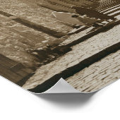 Eine Allee im alten Jerusalem Poster (Ecke)