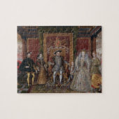 Eine Allegorie der Tudor Reihenfolge: Die Familie Puzzle (Horizontal)
