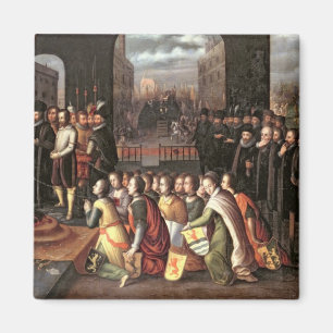 Eine Allegorie der Tyrannei des Herzogs von alba Magnet