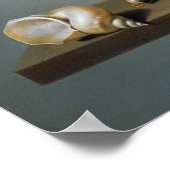 Eine Allegorie der Vanititäten des menschlichen Le Poster (Ecke)