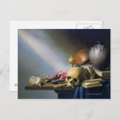 Eine Allegorie der Vanititäten des menschlichen Le Postkarte (Vorne/Hinten)