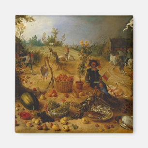 Eine Allegorie des Herbstes Magnet