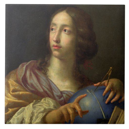 Eine Allegorie von Astronomie Fliese (Vorderseite)