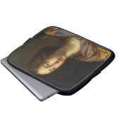 Eine Allegorie von Astronomie Laptopschutzhülle (Vorne Knopf)