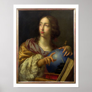 Eine Allegorie von Astronomie Poster