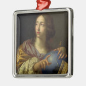Eine Allegorie von Astronomie Silbernes Ornament (Links)
