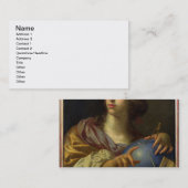 Eine Allegorie von Astronomie Visitenkarte (Vorne/Hinten)