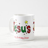 Eine alles- Gute zum Geburtstagjesus-Umarmung von Kaffeetasse (Vorderseite Links)