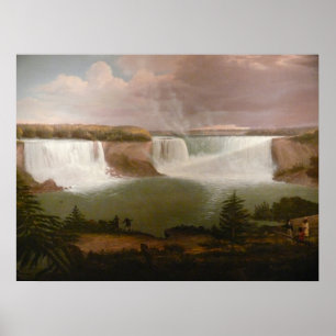 Eine allgemeine Ansicht von Niagara Falls durch Poster