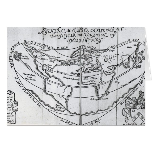 Eine allgemeine Karte (Vorderseite (Horizontal))