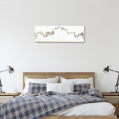 Eine allgemeine Karte des Ohio Leinwanddruck (Insitu (Schlafzimmer))
