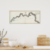 Eine allgemeine Karte des Ohio, Plate the Third Poster (Küche)