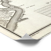 Eine allgemeine Karte des Ohio Poster (Ecke)