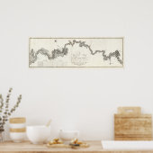 Eine allgemeine Karte des Ohio Poster (Küche)