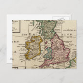 Eine allgemeine Karte Großbritanniens und Irlands (Vorne/Hinten)