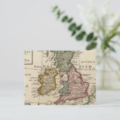 Eine allgemeine Karte Großbritanniens und Irlands (Stehend Vorderseite)