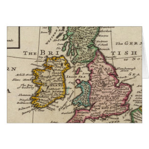 Eine allgemeine Karte Großbritanniens und Irlands