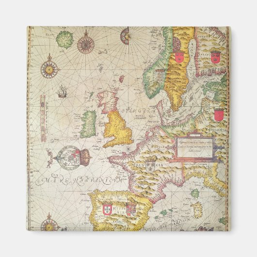 Eine allgemeine Karte Magnet (Vorne)