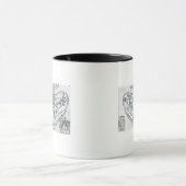 Eine allgemeine Karte Tasse (Zentrum)