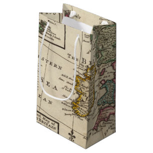 Eine allgemeine Karte von Großbritannien und von Kleine Geschenktüte