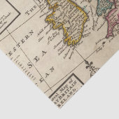 Eine allgemeine Karte von Großbritannien und von Seidenpapier (Ausschnitt)