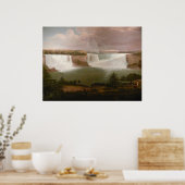 Eine allgemeine Sicht auf die Niagarafälle von Alv Poster (Küche)
