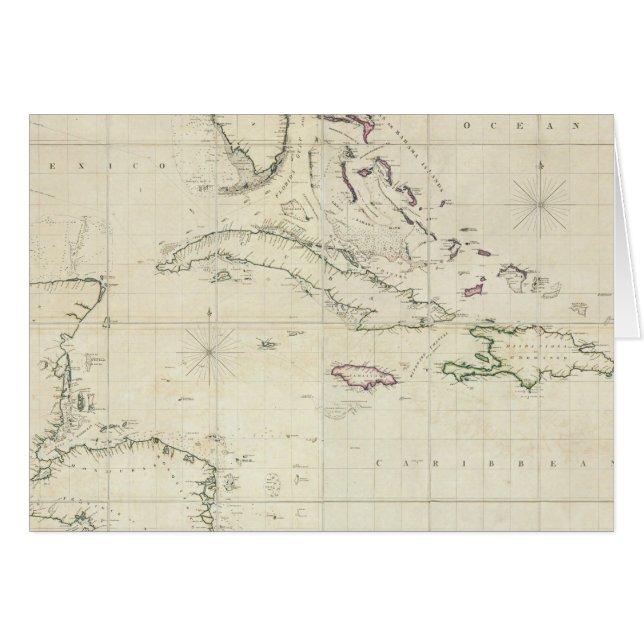 Eine allgemeine Übersicht der Westindischen Inseln (Vorderseite (Horizontal))