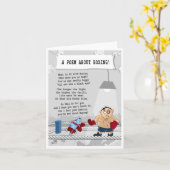 Eine alltägliche Boxgrußkarte für jeden Anlass. Karte (Gelbe Blume)