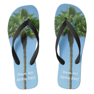 Eine Aloha-Palme Badesandalen